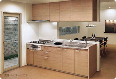 シエラI型2550セミオープン対面キッチン